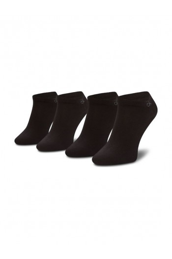 Calvin Klein Ανδρικές Κάλτσες 701218707-001  Set 2 ζευγάρια  για sneakers ΜΑΥΡΑ